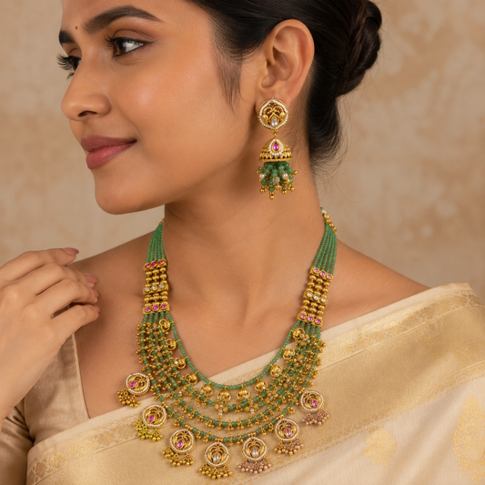 Blissful Designer Trendy Rajwadi Long Set