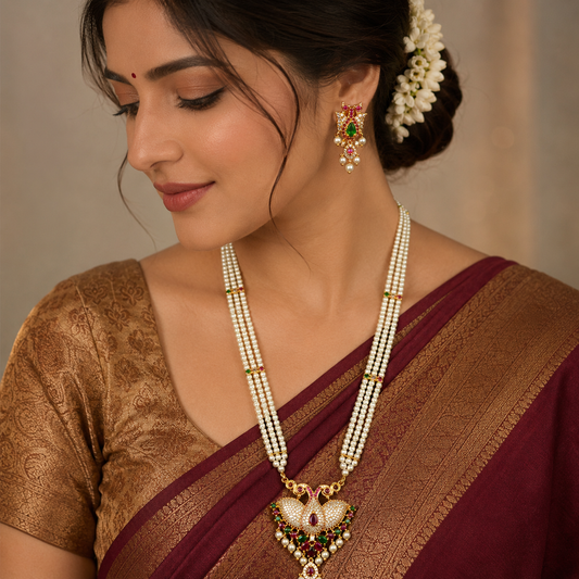 Beautiful Designer Pearl Ranihaar