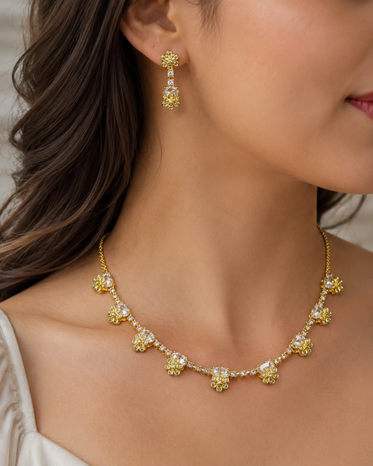 Excellent Designer AD Necklace Set