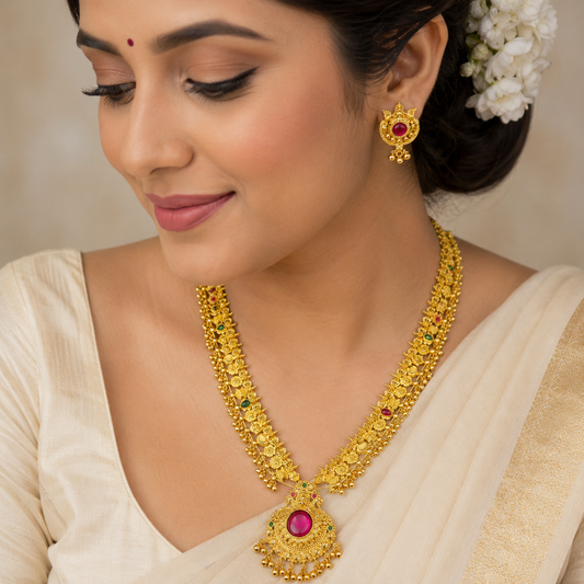 Graceful Designer Traditional Kolhapuri Saaj