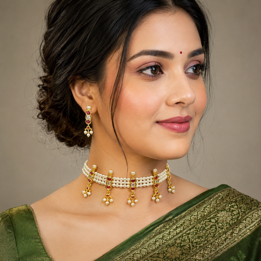 Stunning Designer Traditional Chinchpeti