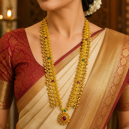 Beauteous Traditional Designer Kolhapuri Saaj