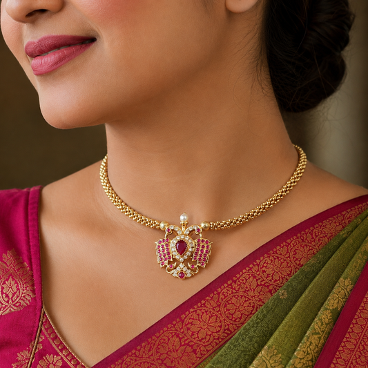 Appealing Peacock Designer Thushi