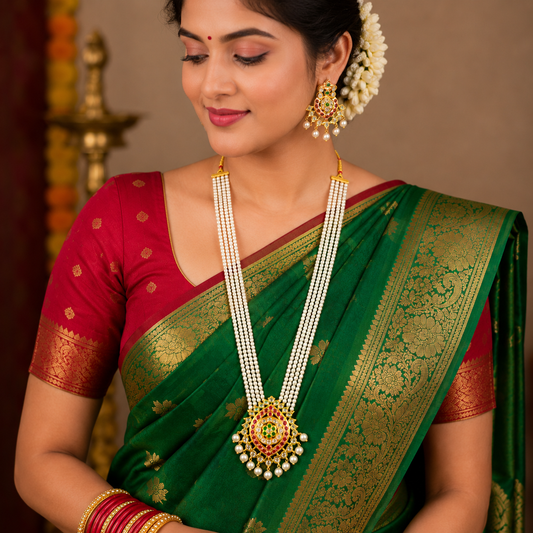 Appealing Designer Trendy Pearls Ranihaar
