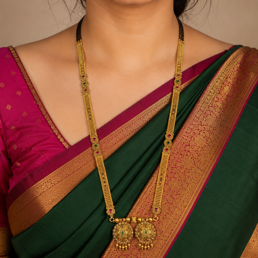 Enthrall Trendy Designer Temple Mangalsutra