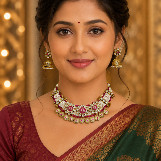 Bloosom Designer Trendy Necklace Set