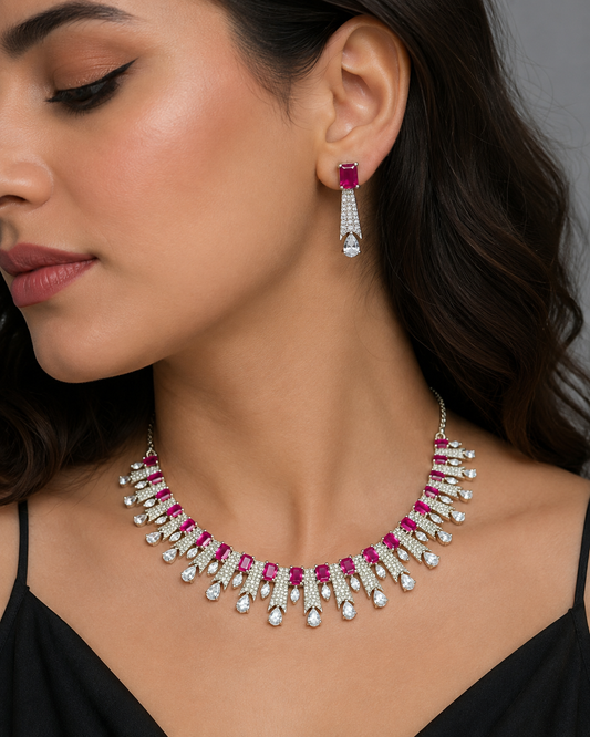 Adorable Designer Trendy CZ Necklace