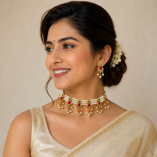 Brilliant Designer Chokar Set