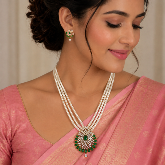 Enthrall Designer Fresh Water Pearl Ranihaar