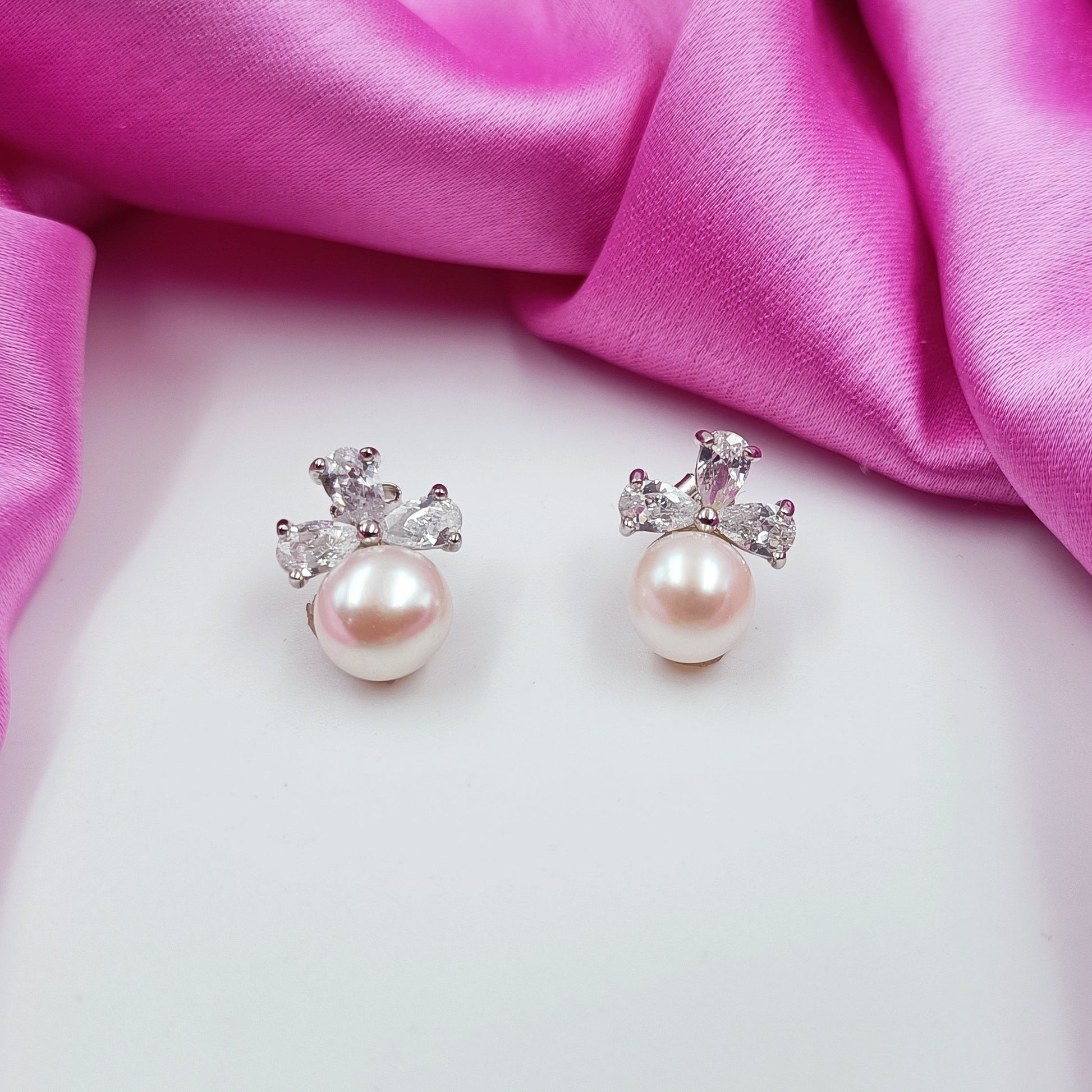 92.5 Silver Pearls Pendent Set Shree Radhe Pearls