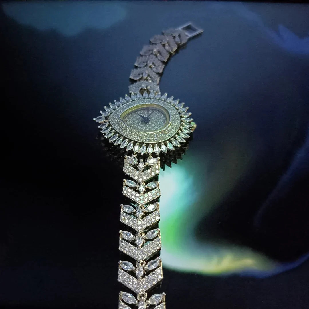 American Diamond Watch Shree Radhe Pearls