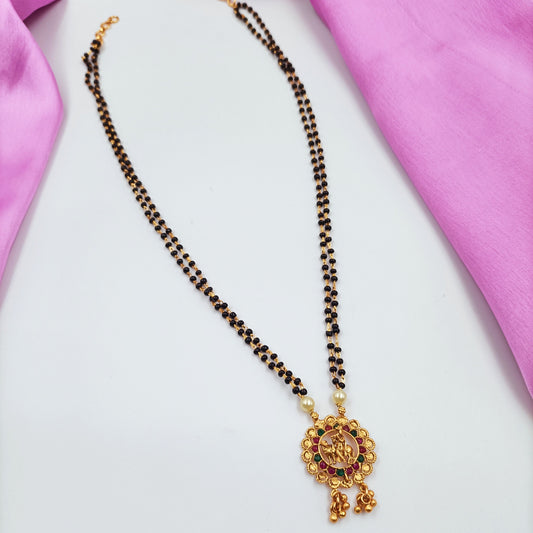 Attractive Lord Krishna Designer Short Mangalsutra Shree Radhe Pearls