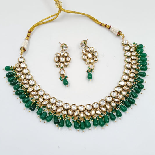 Awesome Designer Kundan Necklace set Shree Radhe Pearls