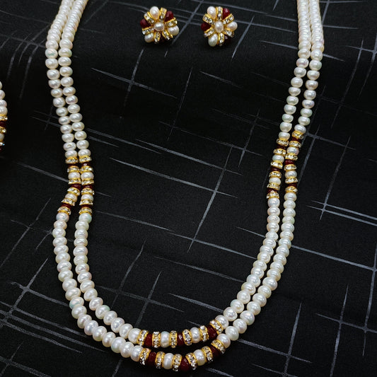 Best Pearl Necklace Set With Bangles Shree Radhe Pearls