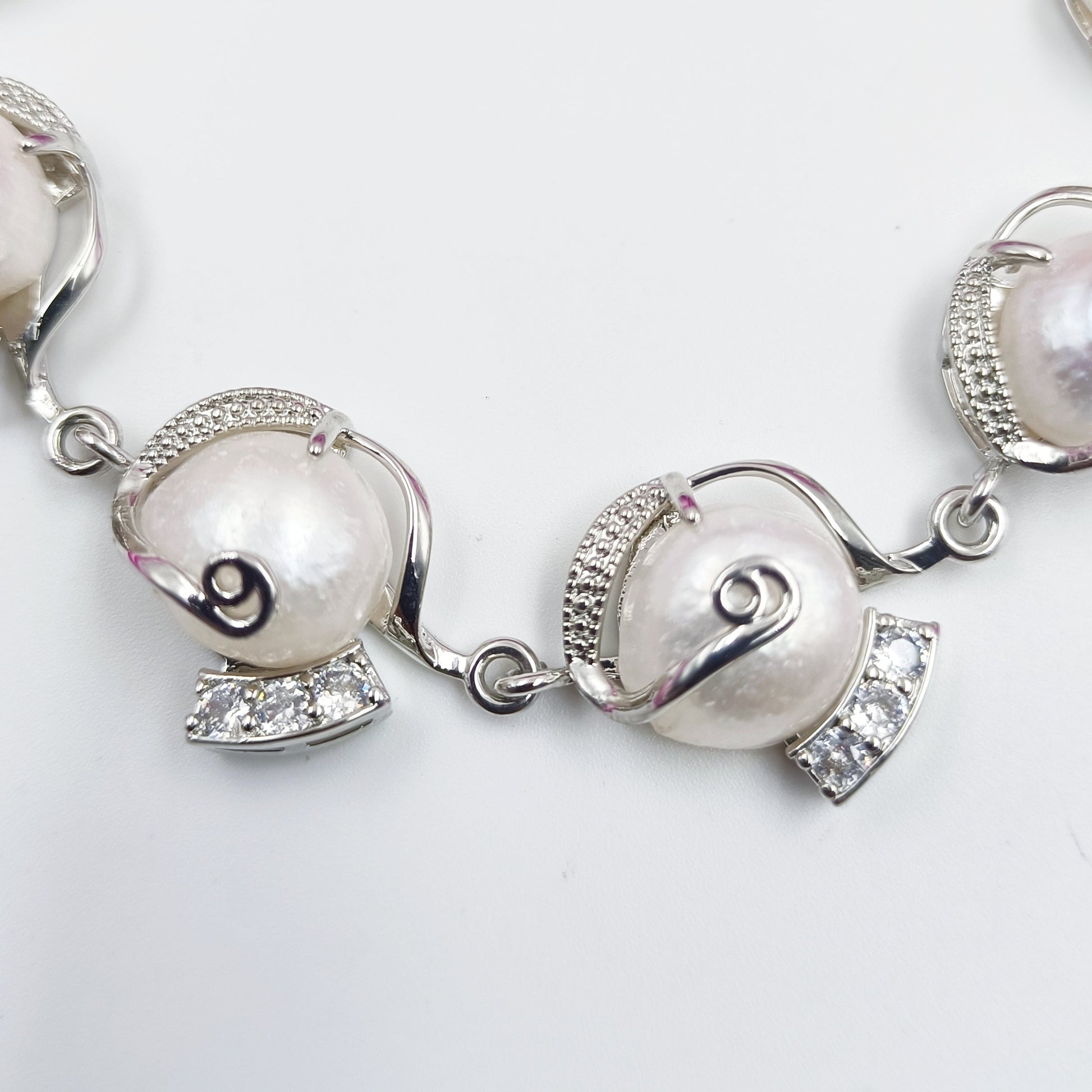 Charming White Pearl Bracelet Shree Radhe Pearls