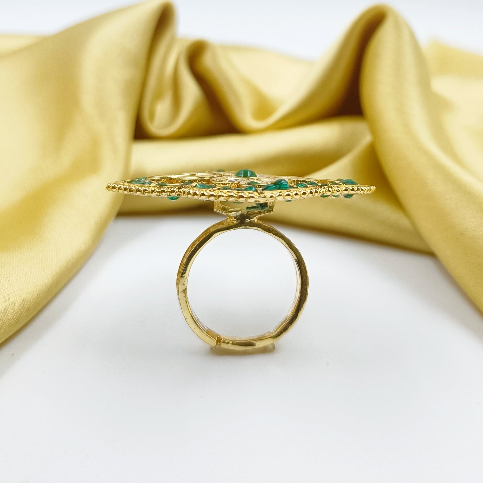 Classic Designer Finger Ring Shree Radhe Pearls