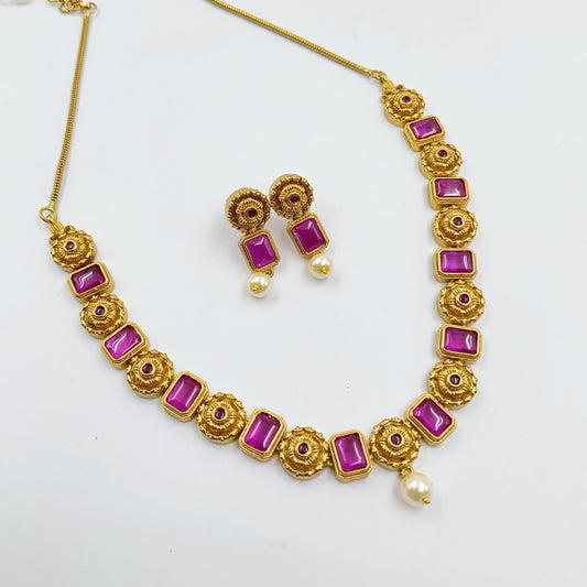 Classic Peshwai Necklace Shree Radhe Pearls