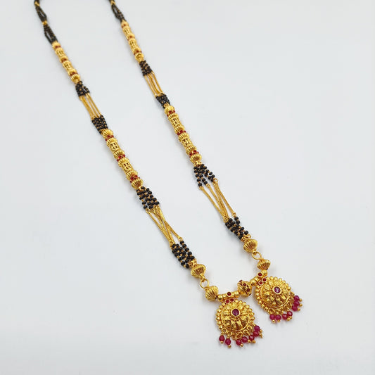 Decorous Floweret Wati Mangalsutra Shree Radhe Pearls