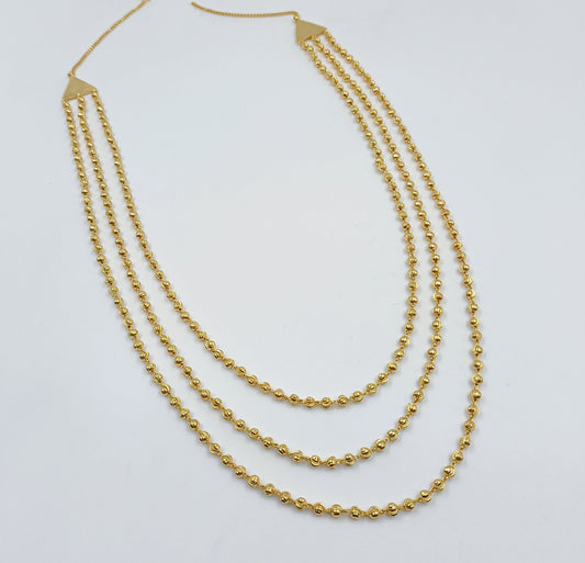 Delightful 3 Layer Mohan Mala Shree Radhe Pearls