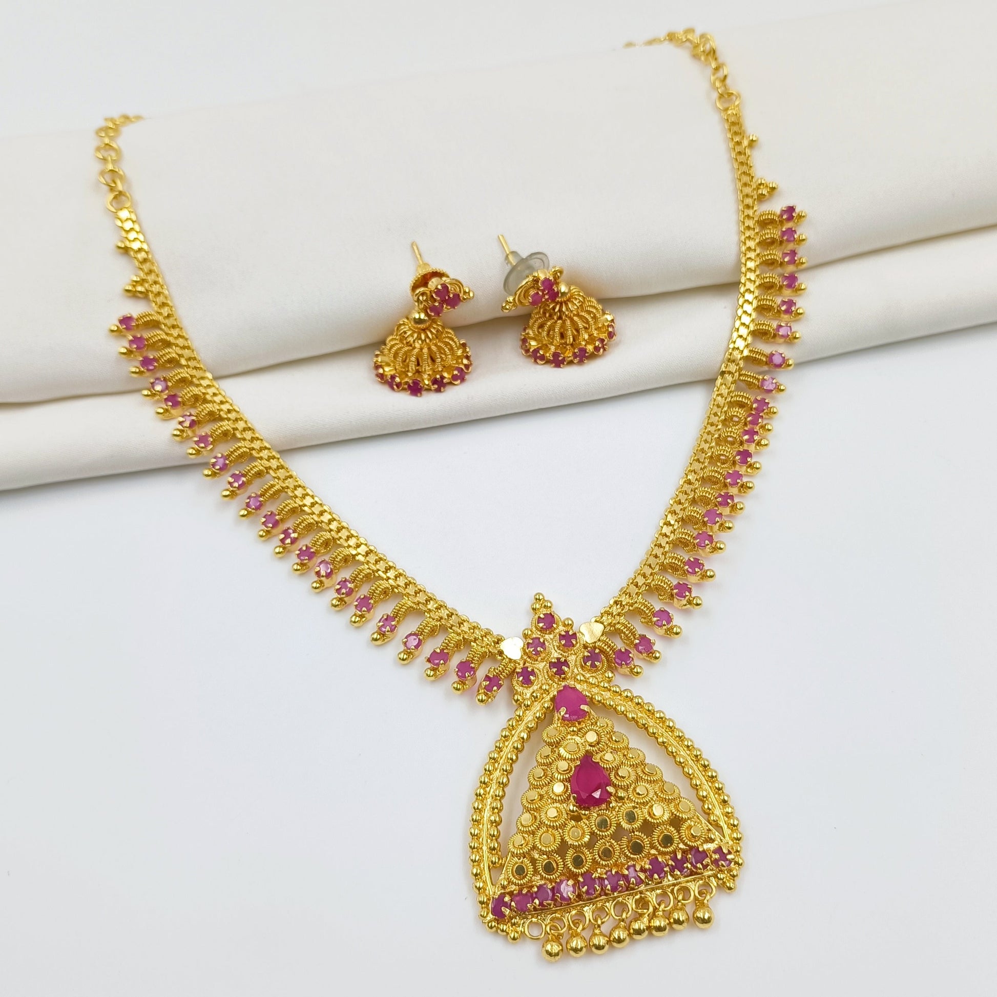Divine Designer Necklace Set Shree Radhe Pearls