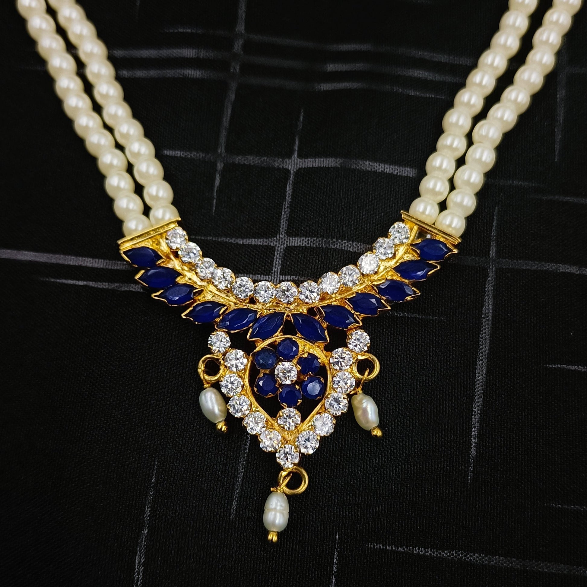 Droplet Designer Pearls Choker Set Shree Radhe Pearls