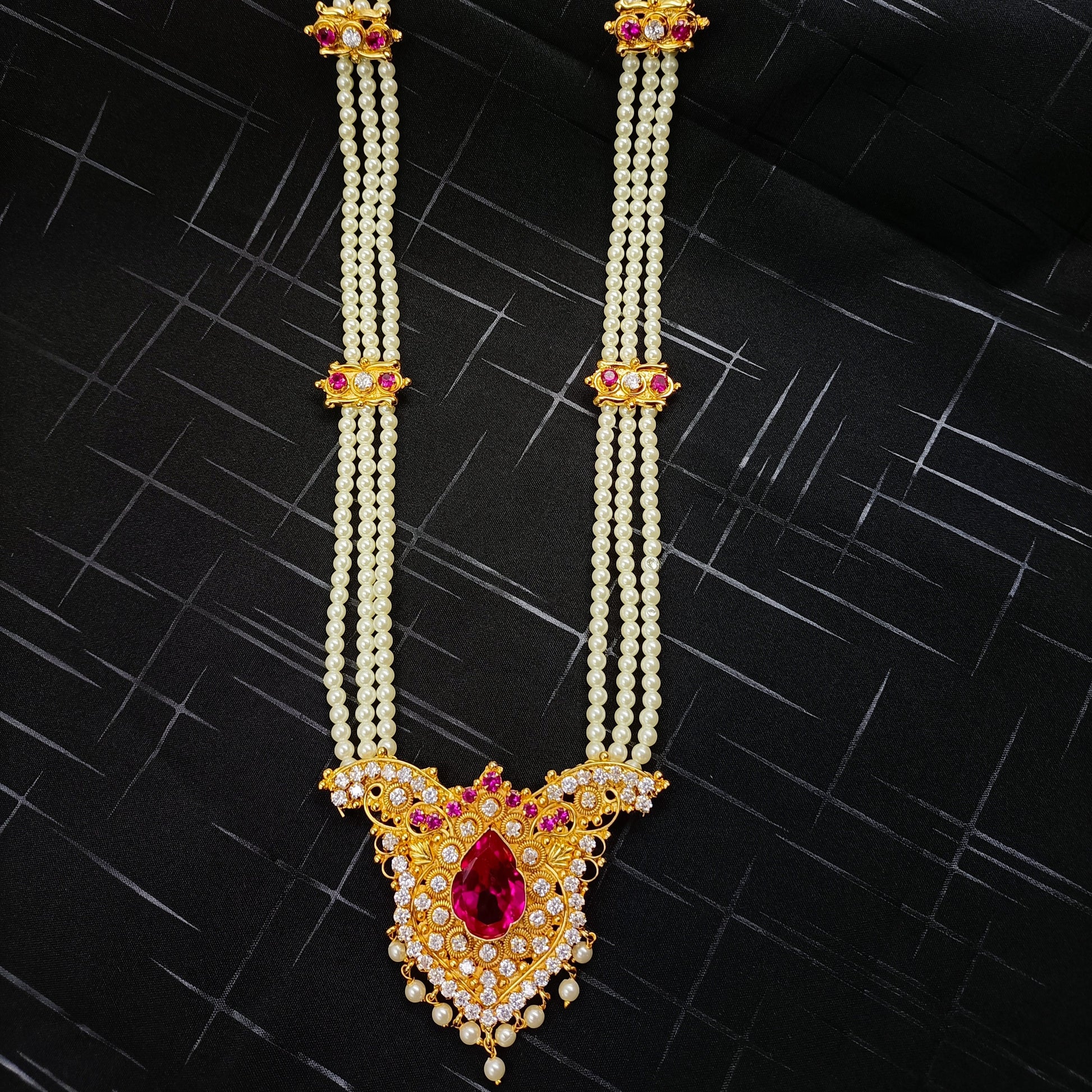 Droplet Designer Ranihaar Shree Radhe Pearls
