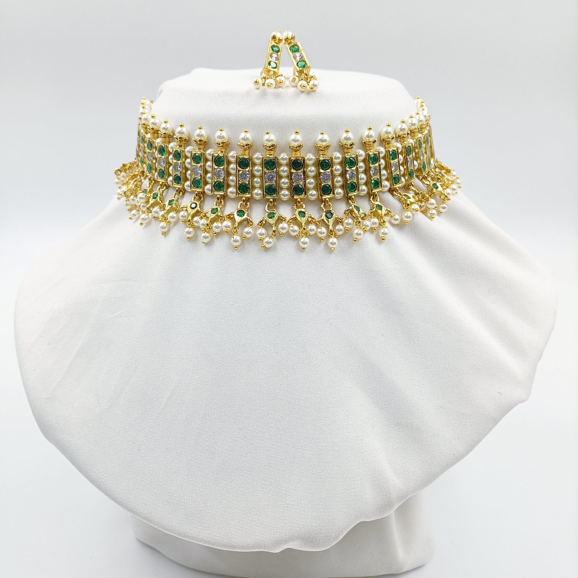 Elegance Traditional Designer Chinchpeti Shree Radhe Pearls