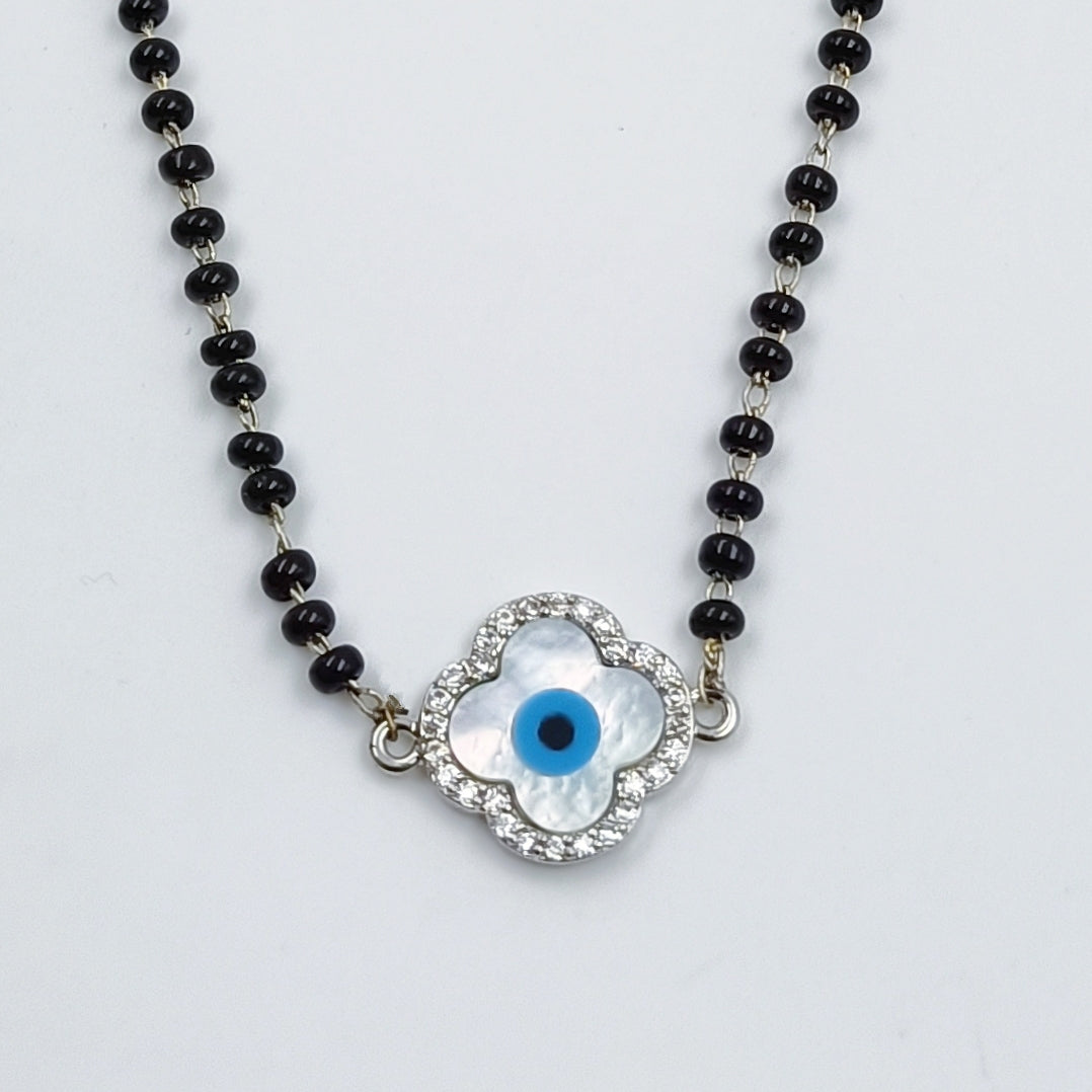 Evil Eye Designer Short Mangalsutra Shree Radhe Pearls