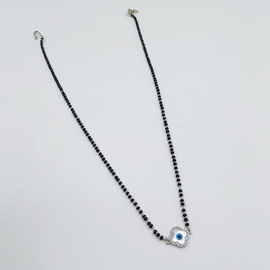 Evil Eye Designer Short Mangalsutra Shree Radhe Pearls