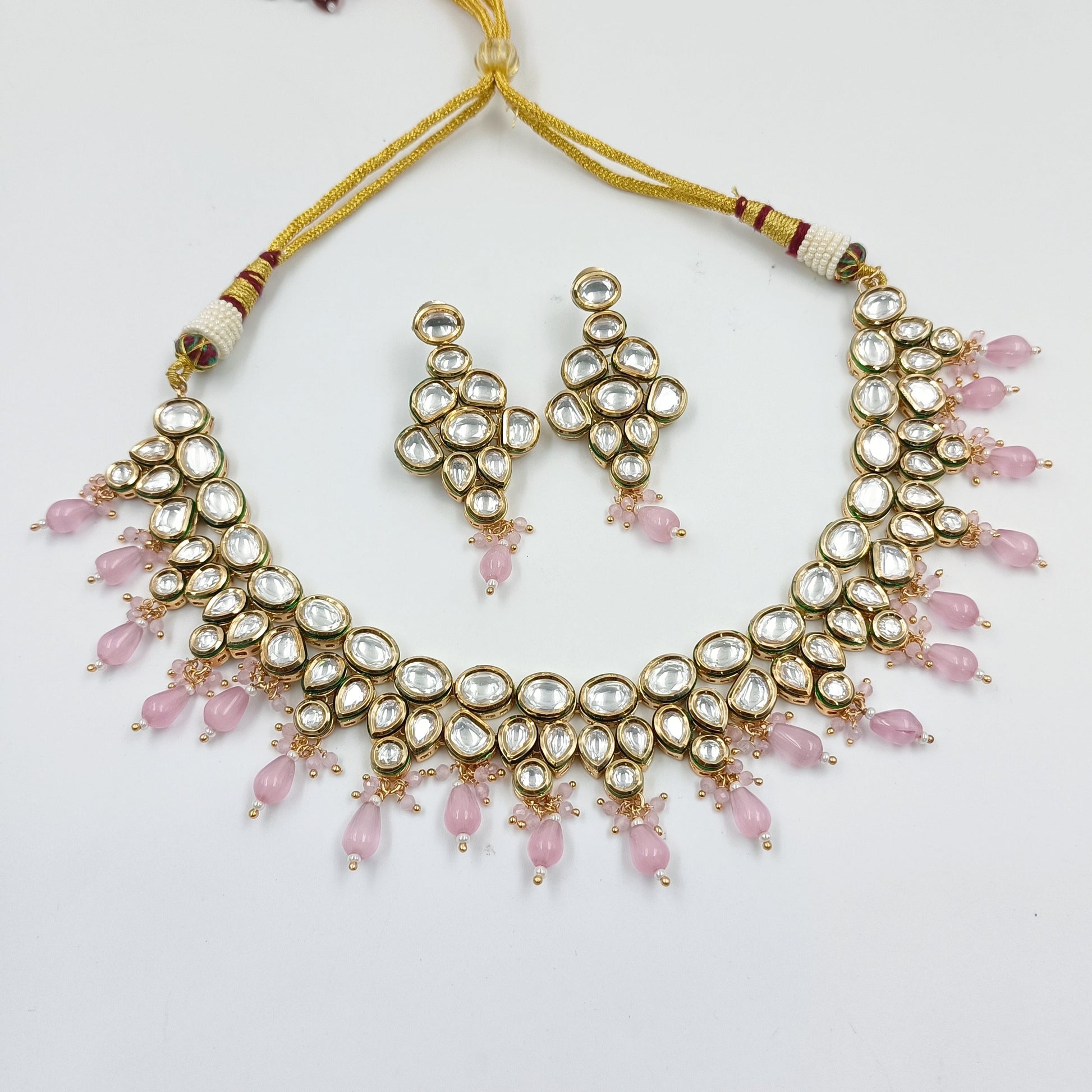 Exclusive Kundan Elegance Necklace Set Shree Radhe Pearls