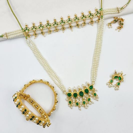 Exquisite Pearls Combo Set Shree Radhe Pearls
