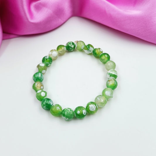 Fancy Green Emerald Stone Bracelet Shree Radhe Pearls