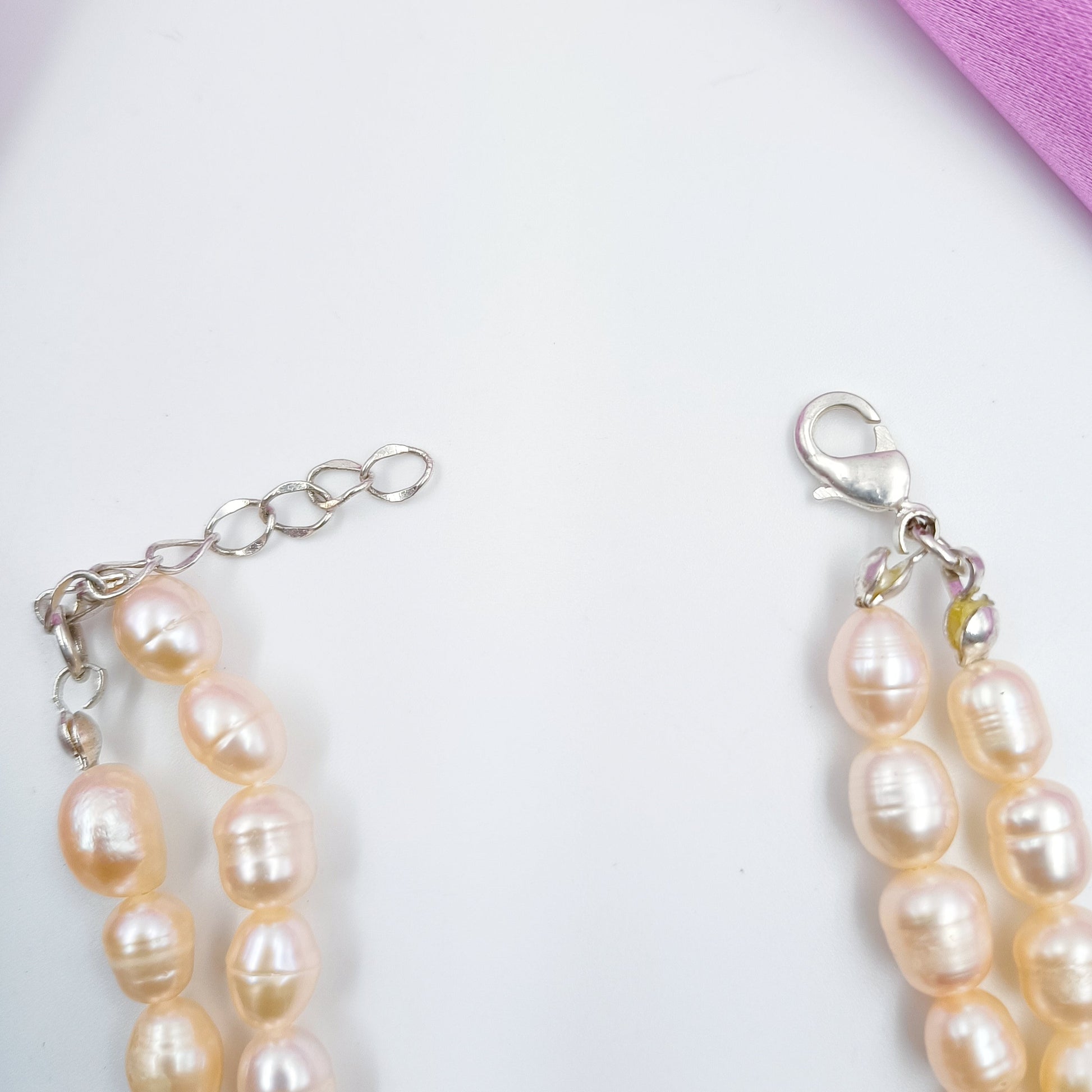 Fresh Water Pearls Rice Pearls Shape Bracelet Shree Radhe Pearls