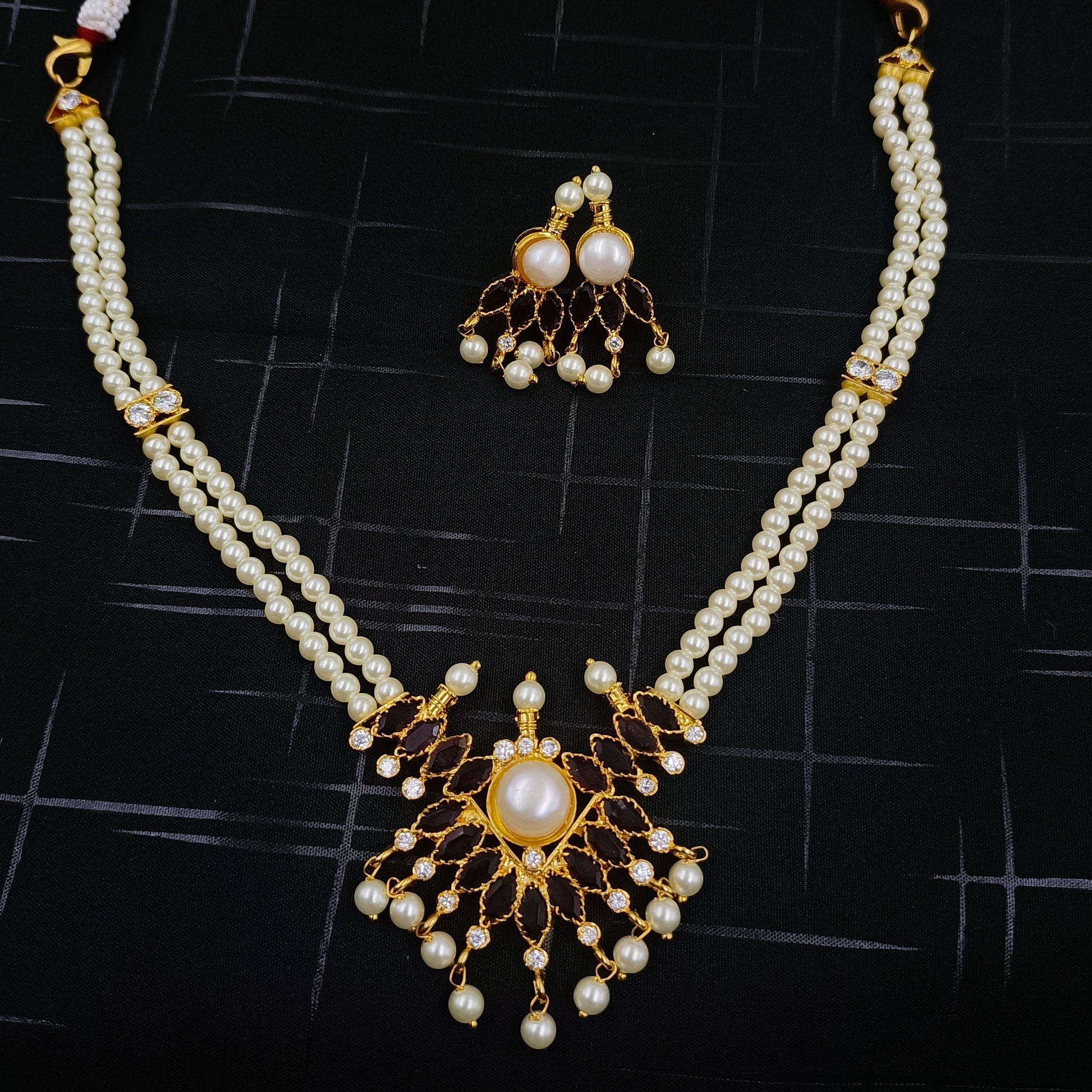 Glamorous Designer Choker Set Shree Radhe Pearls