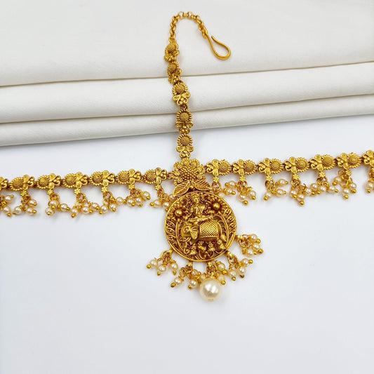 Goddess Lakshmi Design Matha Patti Shree Radhe Pearls