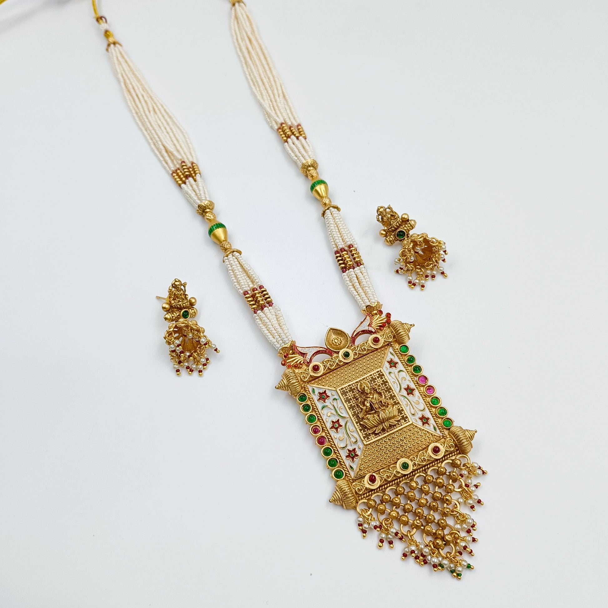 Goddess Lakshmi Designer Set Shree Radhe Pearls