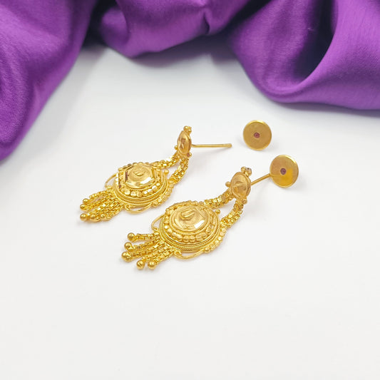 Gold Plated Fancy  1 Gram Hanging Tops Shree Radhe Pearls