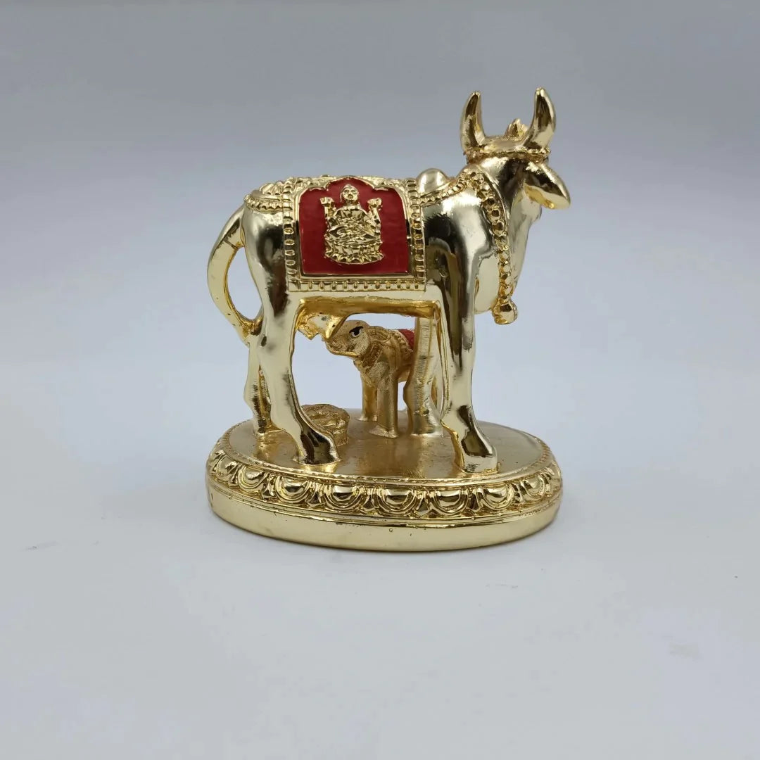 Kamdhenu Cow With Calf Shree Radhe Pearls