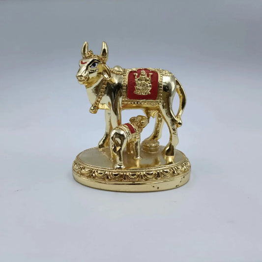 Kamdhenu Cow With Calf Shree Radhe Pearls