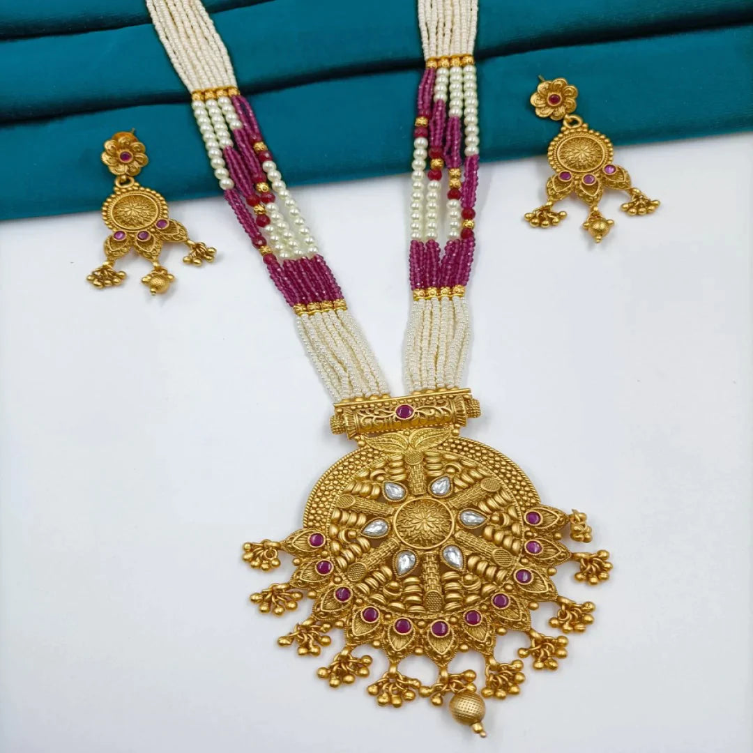 Long Chida Pearl Set Shree Radhe Pearls