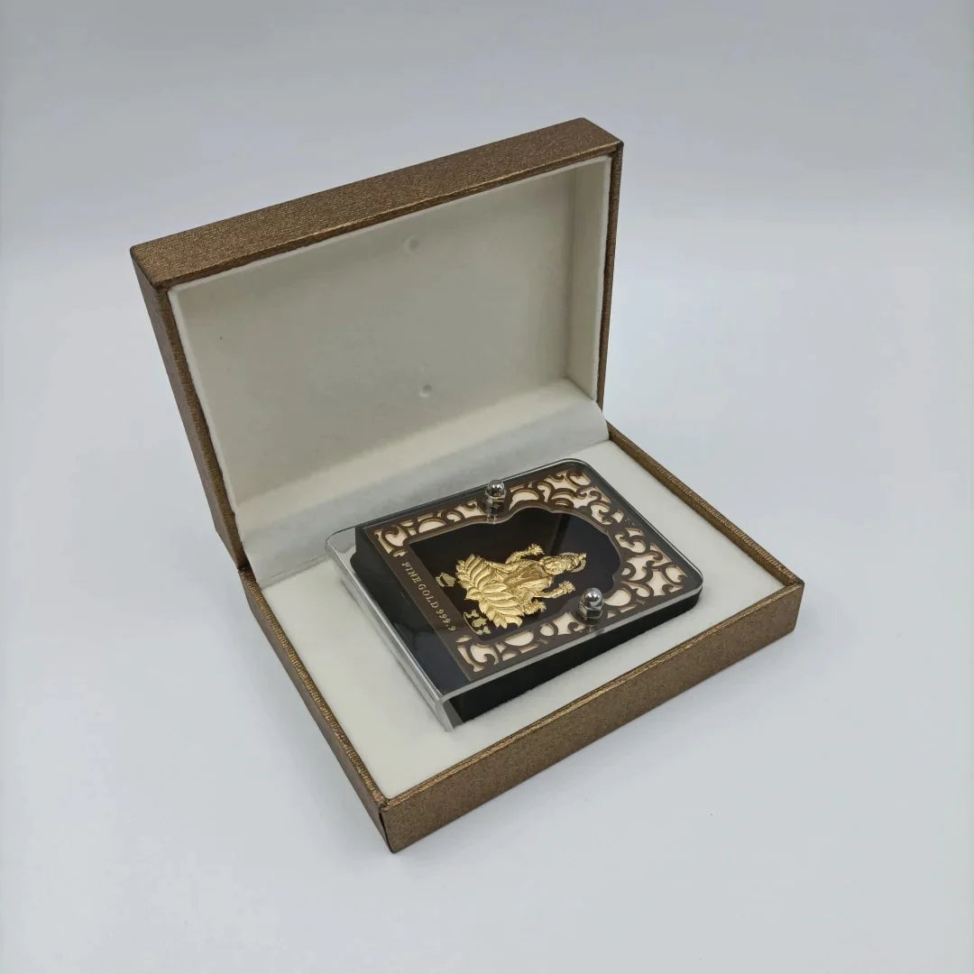 Mahalaxmi 24K Gold Plating Frame Shree Radhe Pearls