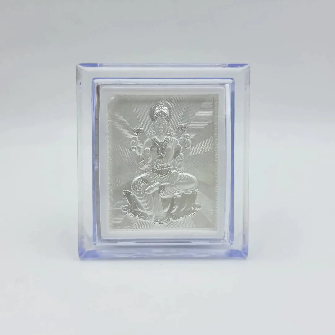 Mahalaxmi Silver Photoframe Stand Shree Radhe Pearls