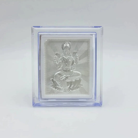 Mahalaxmi Silver Photoframe Stand Shree Radhe Pearls