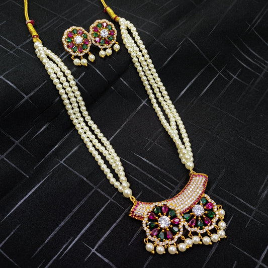 Mangalsutra Pattern Adjustable Thread Traditional Tanmani Shree Radhe Pearls