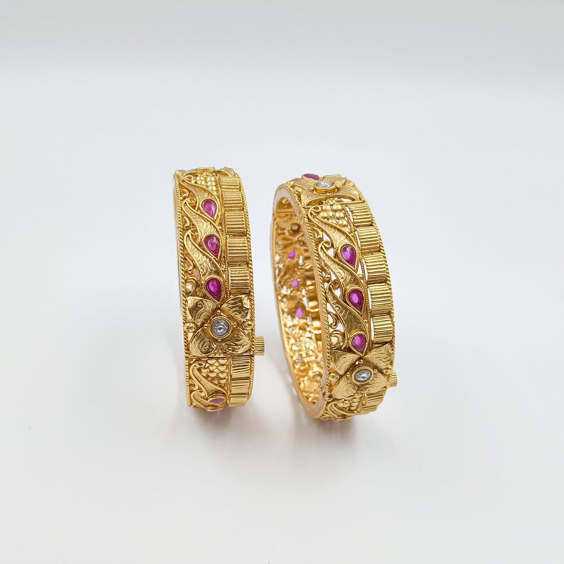 Marvellous Stone Studded Bangles Shree Radhe Pearls