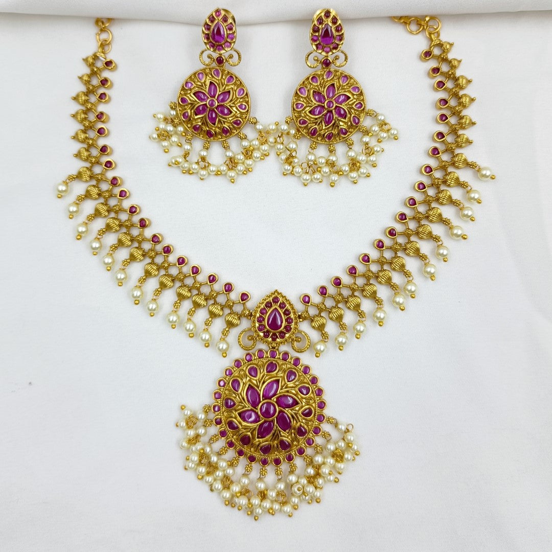 Necklace Set Shree Radhe Pearls