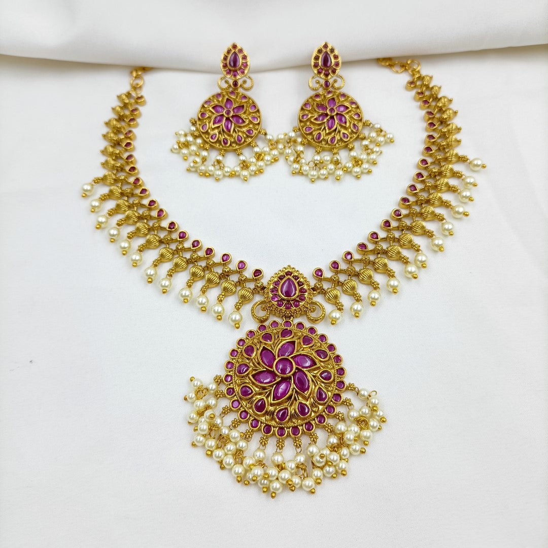 Necklace Set Shree Radhe Pearls