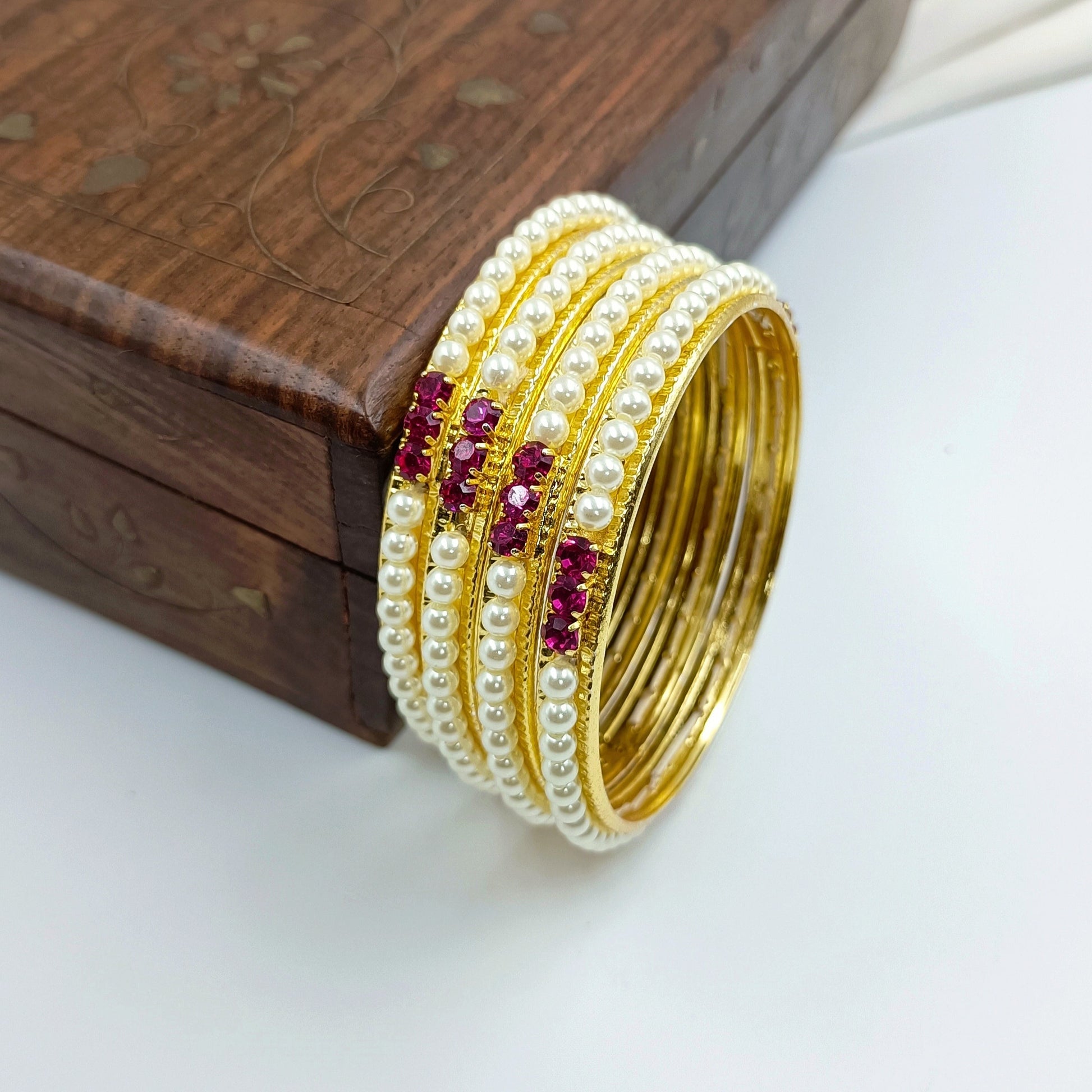 Pearl Bangles - Shree Radhe Pearls