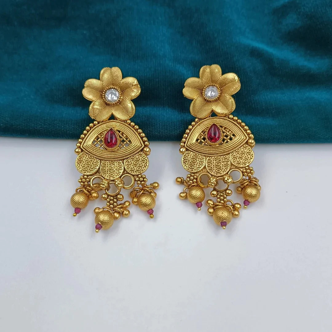 Rajwadi Long Set Shree Radhe Pearls