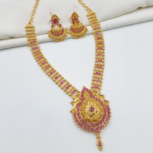 Supreme Droplet Designer Short Necklace Shree Radhe Pearls